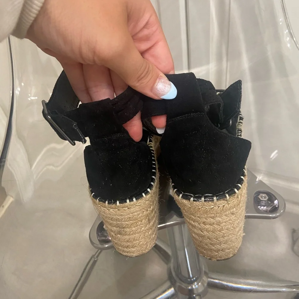 Coconuts by Matisse, black wedge, size 10 - Picture 6 of 9